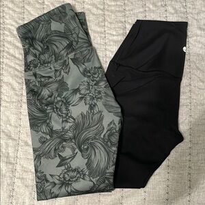 Balance Collection Gray and Black Leggings